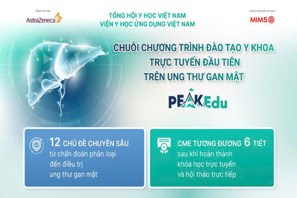 [KHÓA HỌC CME] Chuỗi chương trình đào tạo y khoa trực tuyến đầu tiên trên Ung thư Gan Mật